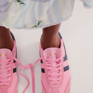 nwot nwob gola tornado Women's Pink/navy blue Sneakers 7